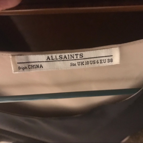 All Saints Draped overlay Mini dress - Picture 7 of 8